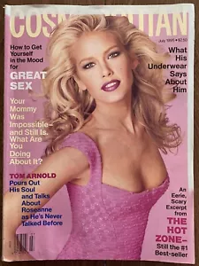 1995 JULY COSMOPOLITAN MAGAZINE VALERIA MAZZA, TOM ARNOLD, DEBI MAZAR - Picture 1 of 3