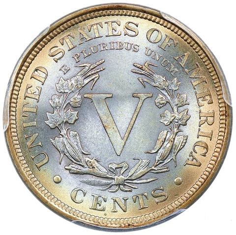 1904 5C PCGS MS66 Liberty Nickel Incredible Toning 795981 Cover