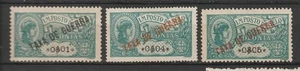 Portugal Asia Revenue Stamp Fiscaux Taxa de Guerra 1919 conjunto - Imagen 1 de 1