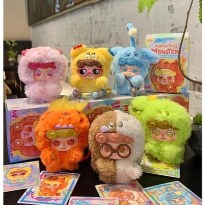JOTOYS Q.kid Emotional Hairy Monsters Series Confirmed Blind box Plush Art Toy - Image 1 of 4