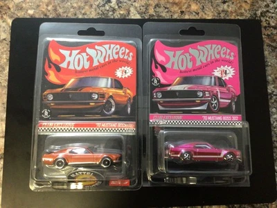 Hot Wheels 2020 RLC '70 Mustang Boss 302 - Pink and Orange - Image 1 of 4