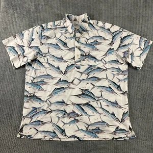 Reyn Spooner Mens XXL Gyotaku By Naoki Marlin All Over Print Hawaiian Aloha AOP - Picture 1 of 12