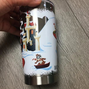 Disney 2021 Holiday Lodge Topolino Snow Pluto Minnie bicchiere inox 560 ml 19 oz - Foto 1 di 8