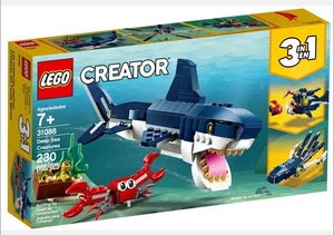 *BRAND NEW* Lego Creator 3in1 Deep Sea Creatures Shark Set #31088 RETIRED! - Picture 1 of 2