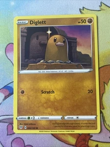 Pokemon Diglett Basic 084/189 Darkness Ablaze common - NM - Picture 1 of 2