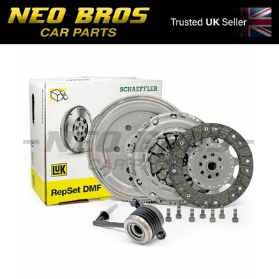 Genuine LUK 4pc Clutch, Dual Mass Flywheel Slave Cylinder Kit Renault Captur 1.5 - Image 1 of 3