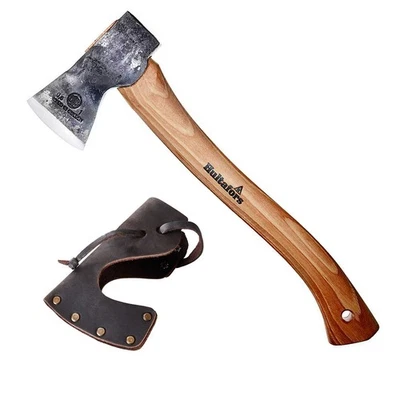 HULATFORS Trekking Beil Hultan Handbeil Outdoor Axt Hickory Holz Karbon Stahl - Bild 1 von 3