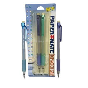 Vintage Papermate Top Notch Grip Mechanical Pencils .9mm HB#2 - NIP + (2) More - Picture 1 of 8