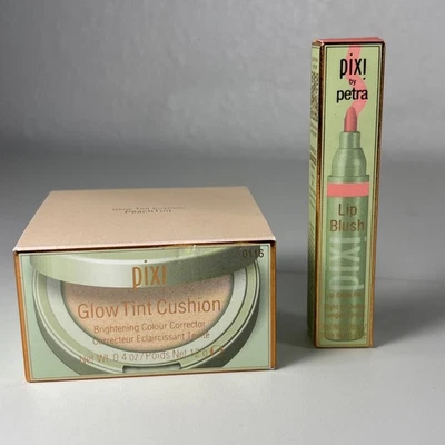 Lote Pixi Cojín Tinte Brillante Tinte Melocotón y Rubor Labial Foto 1 de 4