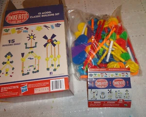 K'NEX TINKERTOY Classic Building 100PC 15 Model Education Building Toy - New - Picture 1 of 3
