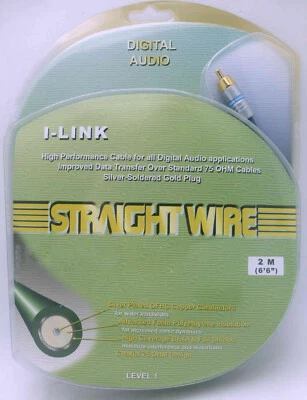Straightwire I-Link 2 meter Digital Coaxial Cable - Image 1 of 4