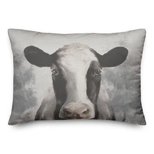 Creative Products Sophisticated Cow 20 x 14 Spun Poly Pillow - Picture 1 of 3