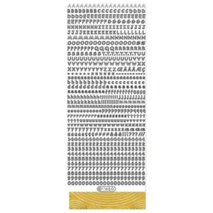 Starform Small Alphanumerics Peel Off Stickers