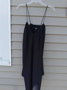 Black Swimsuit Cover Up With Spaghetti Straps. Missguided Size 2 Tall - Picture 1 of 4