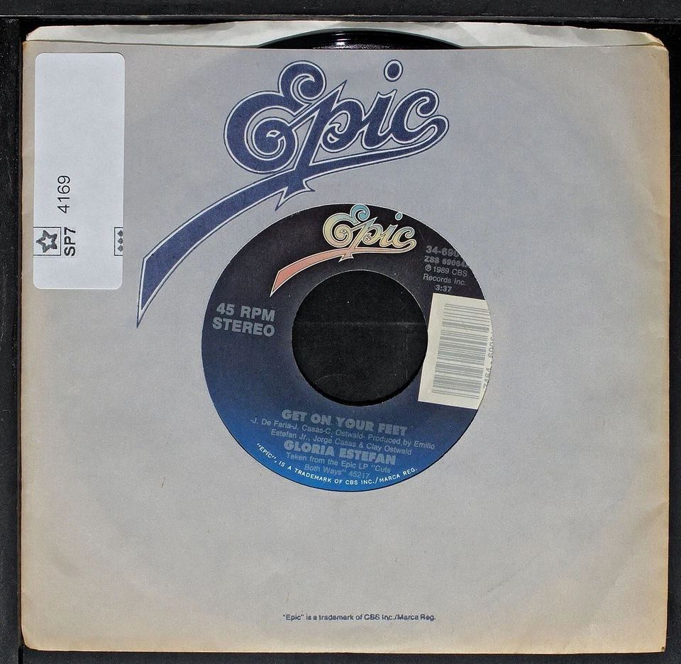 Gloria Estefan - Words Get In The Way - 7" single 45rpm record - Image 1 of 3