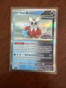 Pokemon Stamped Promo Paradox Rift Iron Bundle SVP 058 Near Mint US - Picture 1 of 6