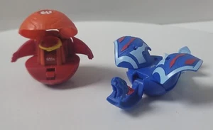 McDonald's Happy Meal Spielzeug ~ Bakugan Balls Kollektion (2) ~ rot orange blau - Bild 1 von 13