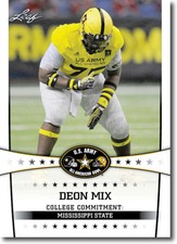 2013 Leaf Army All-American Bowl #18 Deon Mix NM-MT