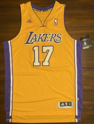 Camiseta deportiva de baloncesto Adidas NBA LA Los Angeles Lakers Andrew Bynum Foto 1 de 4