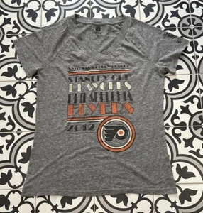 Women's Philadelphia Flyers Stanley Cup NHL Hockey 2012 SOFT Tee Tshirt XL - Picture 1 of 6