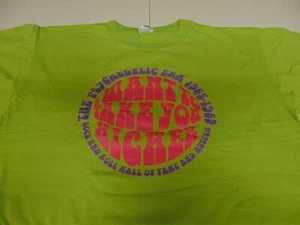 Rock T Shirt Authentic Rock N Roll Hall of Fame Museum ~ Psychedlic 60s ~ XL NEW - Picture 1 of 6