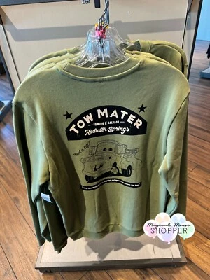 Sudadera Reservada Parques Disney 2024 Tow Mater Crew Talla XXL Nueva Foto 1 de 2