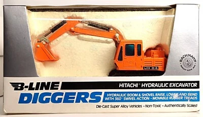 Bachman Ind. Excavadoras B-Line fundidas a presión "Excavadora hidráulica Hitachi" PN.  99-9562 Foto 1 de 3