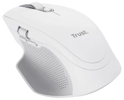 Ozaa+ Multi-Device Rechargeable Wireless Optical Mouse, White - 24935 - Image 1 of 4