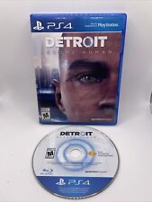 Detroit: Become Human (Sony PlayStation 4, PS4, 2018) Excellent Condition Disc