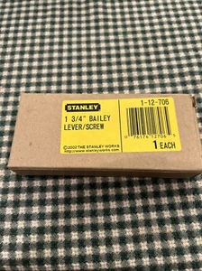 New old stock Stanley Bailey 1-3/4" Handhobel Hebel/Schraube Teil 1-12-706 Neu im Karton - Bild 1 von 6