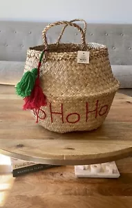 Mud Pie Holiday Collapsible Basket - Picture 1 of 11