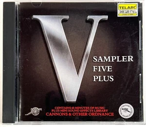 V Telarc Sampler 5 Plus Various Artists Classical Music & Sound Effects Library - Picture 1 of 3