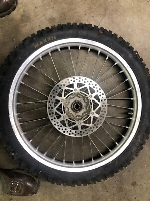 99-01 yamaha wr-400f, wr-426f переднее колесо с тормозом, 5BF-25111-01-00 - Изображение 1 из 4