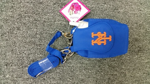 New York Mets MLB Purse Plus Blue Phone ID Case Wallet Charm 14 Cover