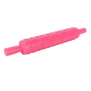 Fondant Cake Embossing Rolling Pin Baking Dough Roller Cookies Biscuits HG - Picture 1 of 12