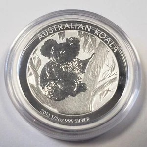 2013 1/2 oz .999 Silver Australian Koala 50 Cents BU & PQ AF - SKU-U2612 - Picture 1 of 4
