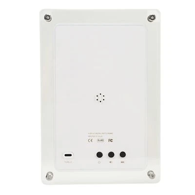 7in Digital Picture Frame With Speaker 1500mAh 4GB Smart Video Electronic SD3 - Image 1 of 4