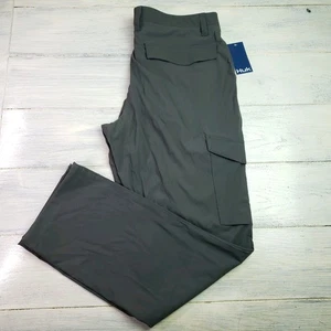 Pantalones cargo informales HUK Icon Pro para hombre nuevos con etiquetas talla 38x32 rendimiento pesca gris - Imagen 1 de 8