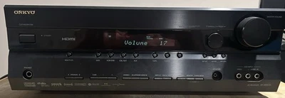 Onkyo TX-SR575  Channel AV Receiver for Home Theater Black - Image 1 of 4