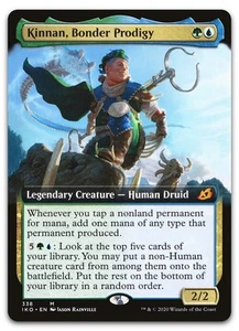 Kinnan, Bonder Prodigy (Extended Art) #338 (NM) Ikoria IKO Magic MTG - Picture 1 of 2