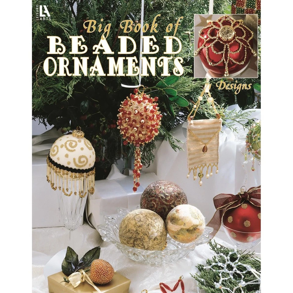 Gran libro de adornos con cuentas de artes de ocio - 71 patrones de decoración de Navidad Foto 1 de 1