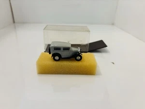 Brekina Old Timer 1/87 Scale Opel P4 - Grey - Boxed - Picture 1 of 9