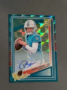 2025 Donruss Football - Quinn Ewers The Rookies Auto 116/299 - Dolphins - Bild 1 von 4