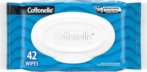 Cottonelle Spülbare Feuchttücher für Erwachsene, 1 Flip-Top Pack, 42 Tücher,...  - Bild 1 von 11