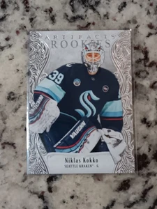 Artefactos de cubierta superior novatos 2025-26/125 Niklas Kokko #190 error verde lima - Imagen 1 de 2