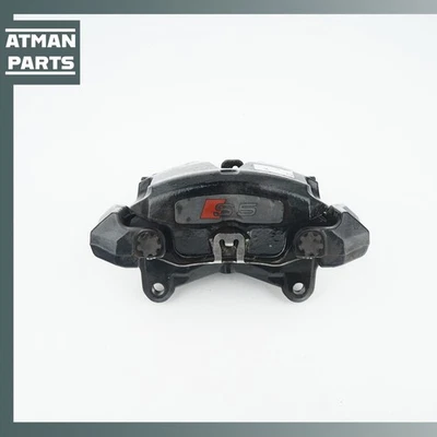 Cubierta de pinza de freno delantera derecha 13-17 Audi S5 S4 S-Line 8T0615123C OEM Foto 1 de 4