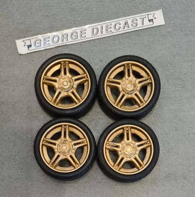 RUEDAS MITSUBISHI EVO OZ 1/18 4x por ERTL Foto 1 de 3