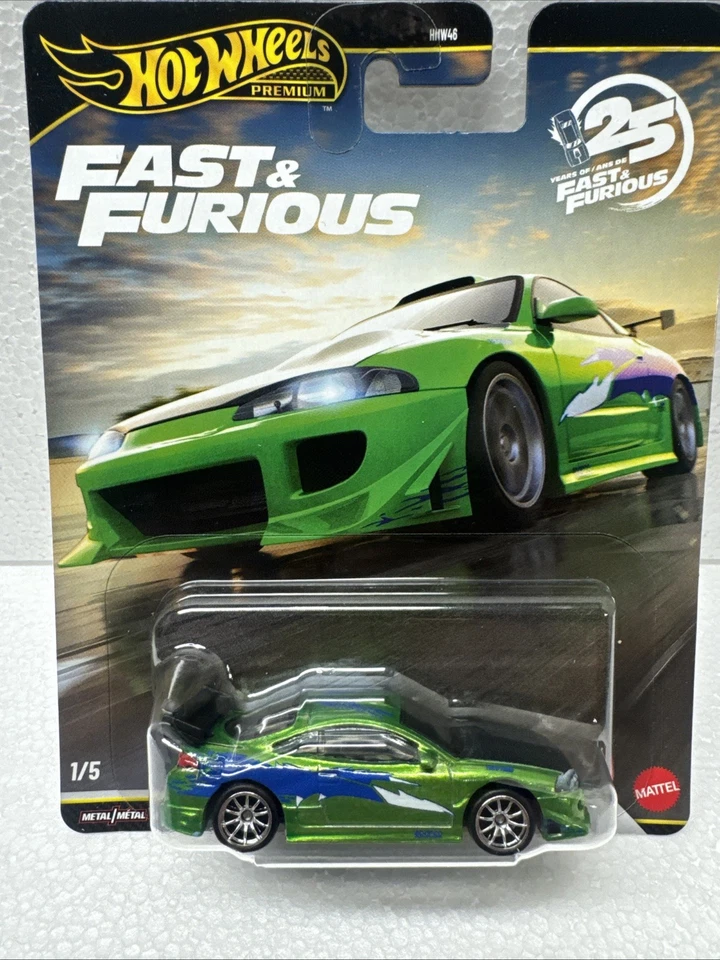 Hot Wheels 2026 Rápido y Furioso 25 Aniversario 1995 Mitsubishi Eclipse Foto 1 de 1