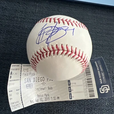 Pelota de béisbol autografiada por Todd Frazier METS ROJOS  Foto 1 de 2