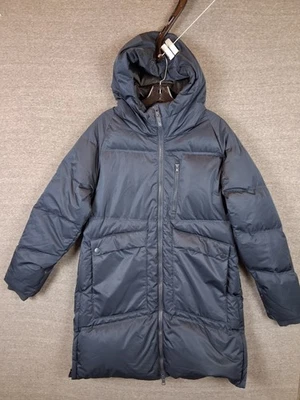 Abrigo Mondetta Mujer Medio Azul Plumón de Ganso Puffer Largo Medio Parka Con Capucha Foto 1 de 4